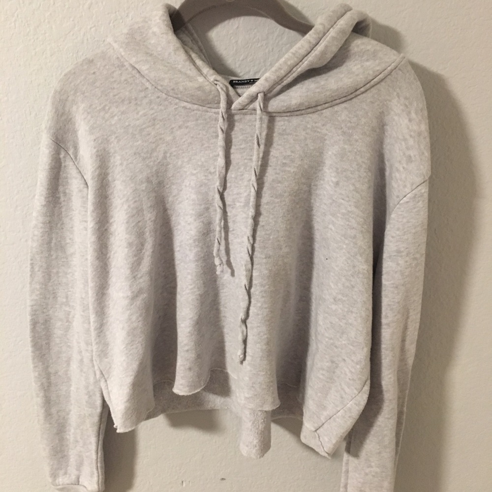 brandy melville cropped sweatshirt